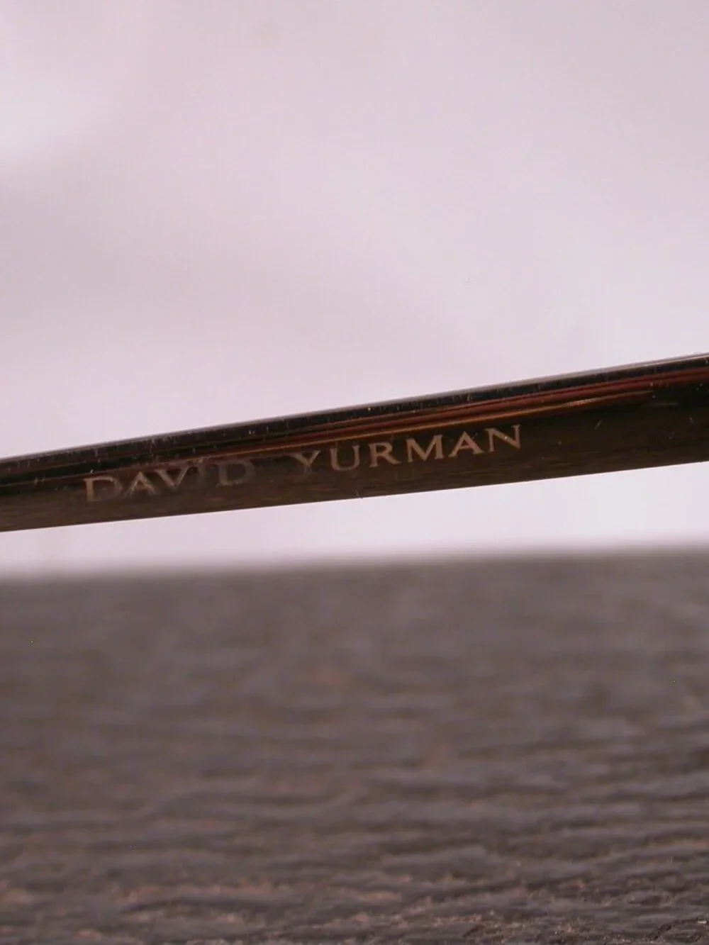 David Yurman Gold and Tortoise Elegant Eyeglasses Frames Made in Japan